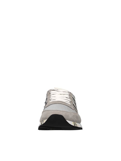 Sneakers in camoscio, ecopelle e tessuto PREMIATA | ERIC VAR 6140GRIGIO-BEIGE